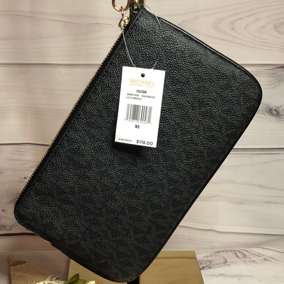 Michael Kors Fulton pvc Wristlet Wallet Jetset - Picture 4 of 7